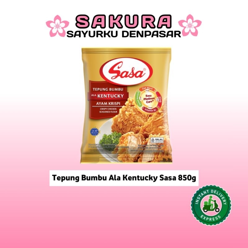 

Tepung Bumbu Ala Kentucky Ayam Krispi Sasa 850g - SAKURA