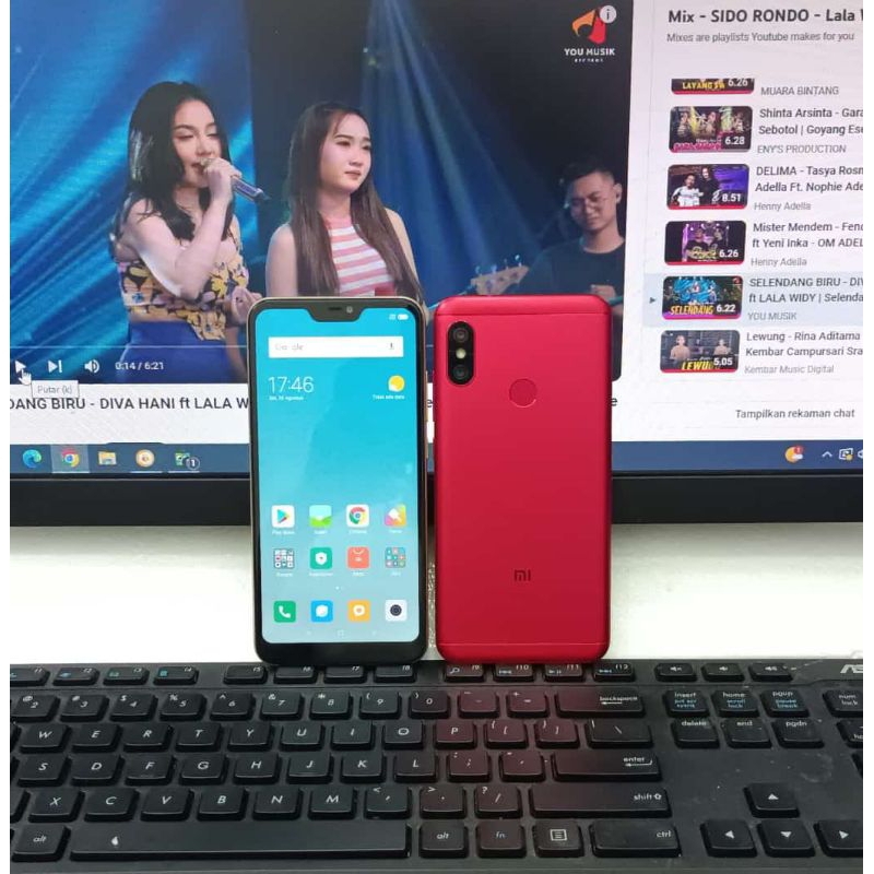 Redmi 6pro ram 3gb rom 32gb second original xiaomi