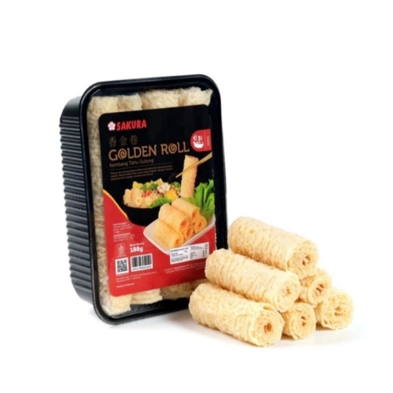 

Sakura Golden Roll Kembang Tahu Gulung 188 gram