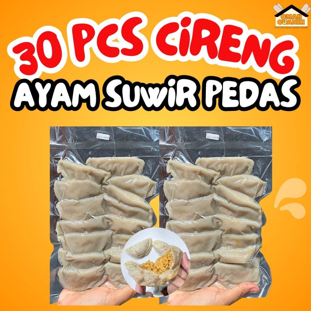 

30 Pcs Cireng Ayam Suwir Pedas By Omah Cuanki