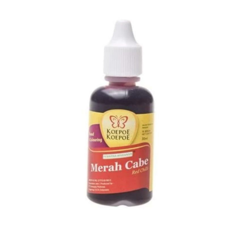 

Pewarna Makanan Koepoe Koepoe 30ml 12 variasi warna - Merah cabe