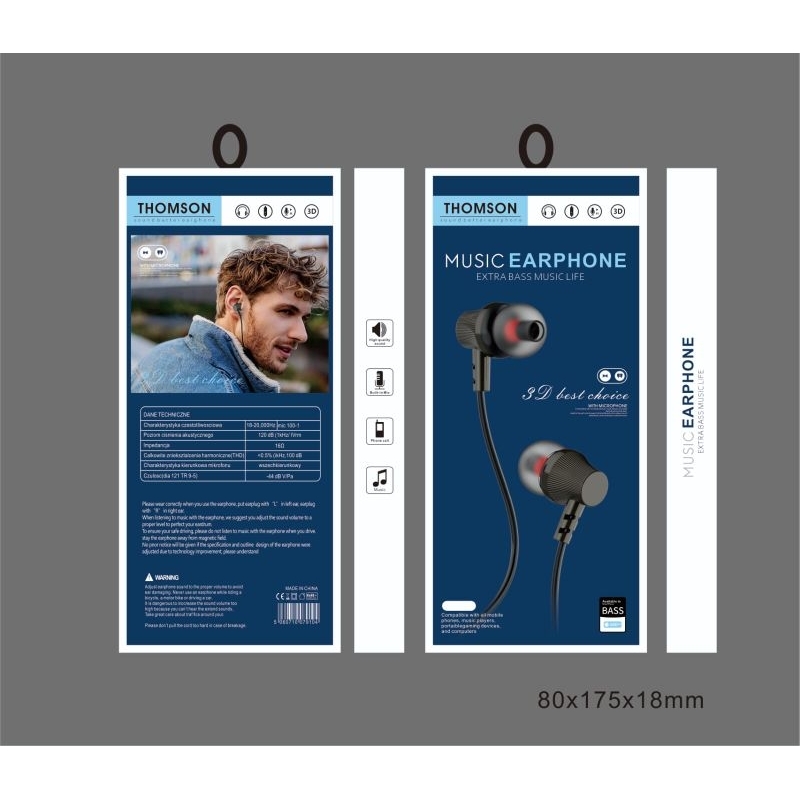 HF Headset Max 100% THOMSON T 700 Original