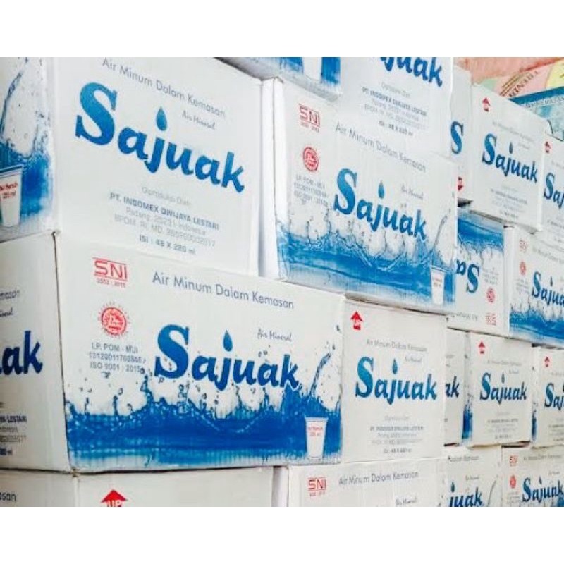 

Sajuak Air Minum Dalam Kemasan 1 Dus Isi 12@ 1500ml