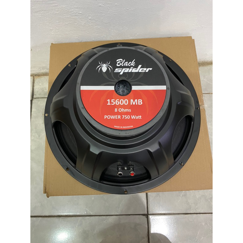 Speaker Black Spider 15inch 15in 15” 15600MB 15600 MB