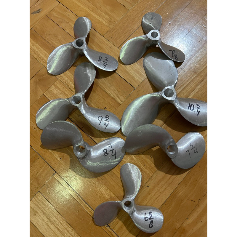 kipas propeler perahu kapal daun 3 Almunium propeller