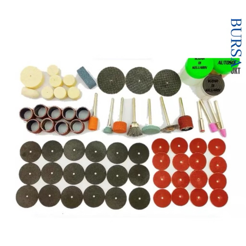 Mata Gerinda Mini Aksesoris Mata Tuner Bor Mini Die Grinder Mata Gerinda Mini grinder set 105 Pcs