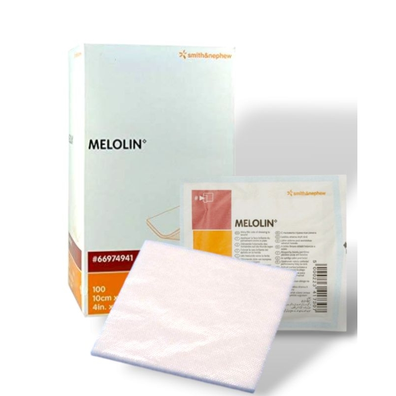 MELOLIN 10 cm x 10 cm | BALUTAN LUKA | MODERN DRESSING | PENYERAP CAIRAN LUKA | PERBAN LUKA | ISLAND