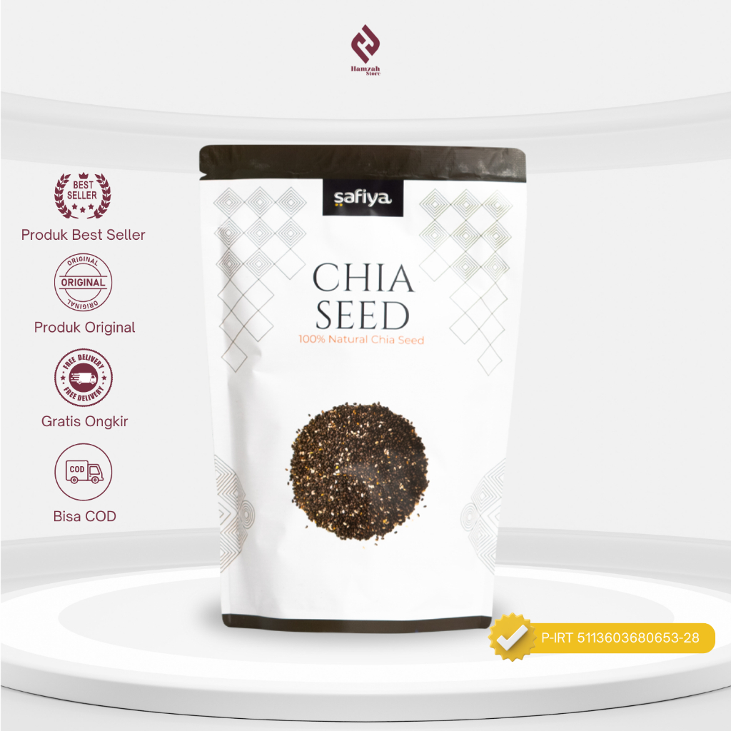 

Chiaseed Black Chia Original Premium 500 Gram | Best Quality Premium