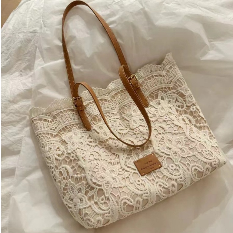 GL 559 Tas Bahu Wanita Renda Tas Cewek Kapasitas Besar ShoulderBag