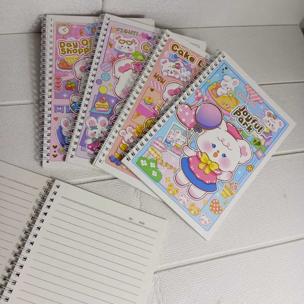 

Buku Diary Notbook Spiral import Lucu A5 2121-53