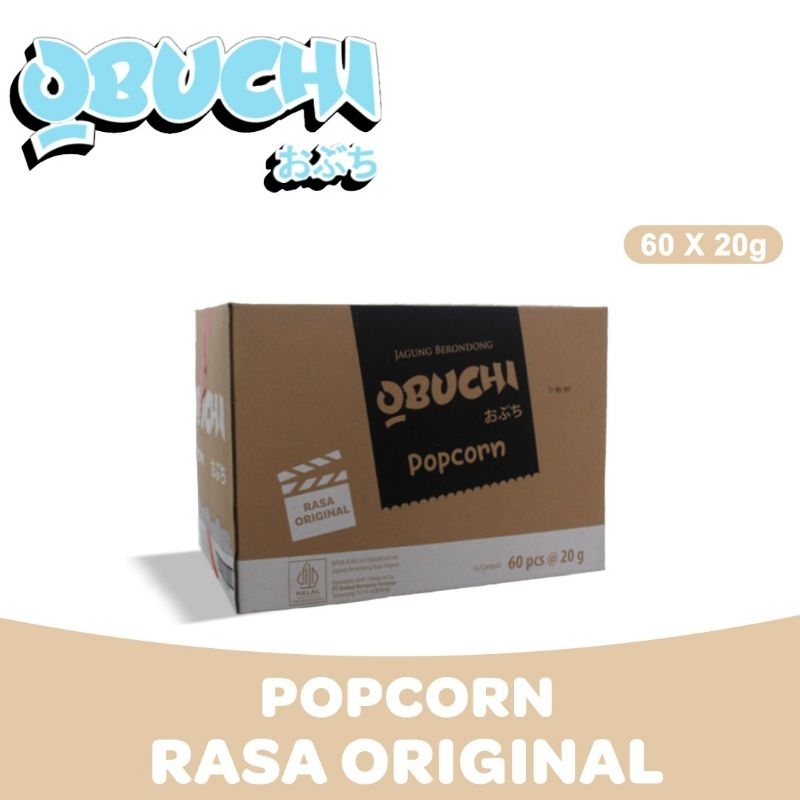 

1 KARTON Obuchi Popcorn Rasa Original - Jagung Berondong