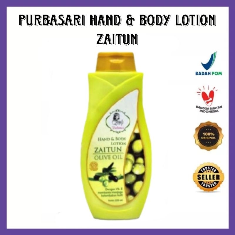 purbasari hand body lotion zaitun