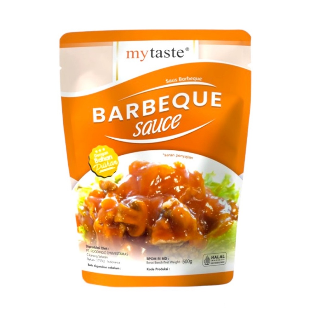 

Saus Saos Barbeque BBQ Grill Sauce My Taste Mytaste 500Gram (Pack)