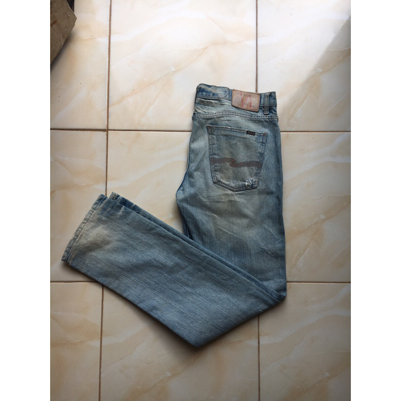 celana panjang nudie / nudie jeans fadded original