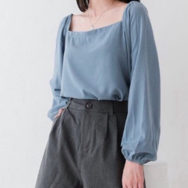 PRELOVED SQUARE NECK TOP