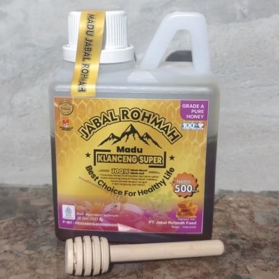 

Madu Asli 500 Gram Klanceng Super Murni Jabal Rohmah Grade A 100% Alami Natural Pure Raw Honey