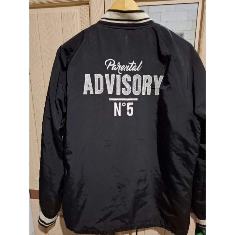 varsity zaket brand parental advisory