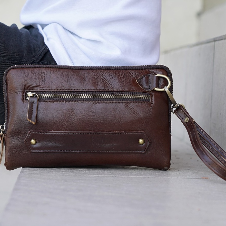 KF7 MS Clutch  Tas Tangan Pria Kulit Mark Hemsworth Code V7745