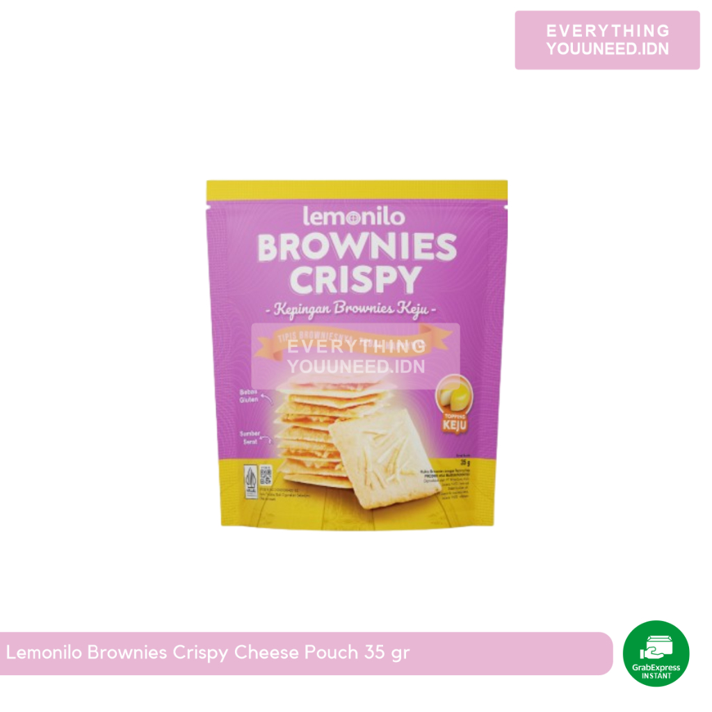 

Lemonilo Brownies Crispy Cheese Pouch 35 gr