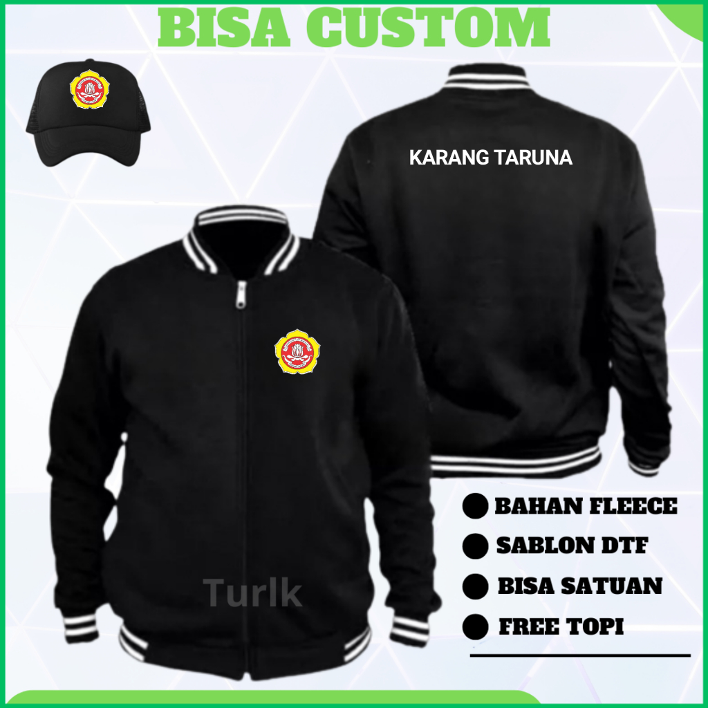 Jaket Karang Taruna Jaket Varsity karang Taruna Custom