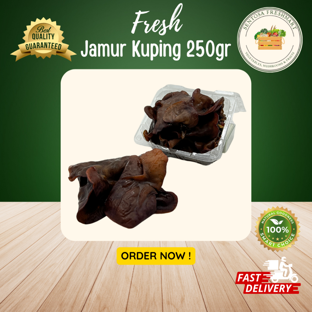 

[SENTOSA FRESHMART] JAMUR KUPING FRESH per PACK @250gr