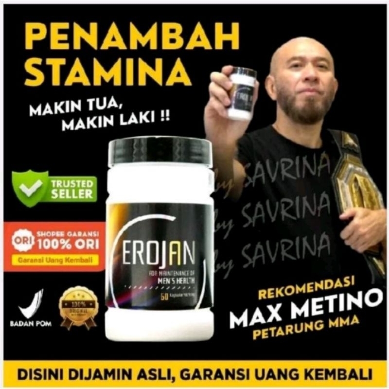 Erojan testosterone levels Erojan booster asli original BPOM RI