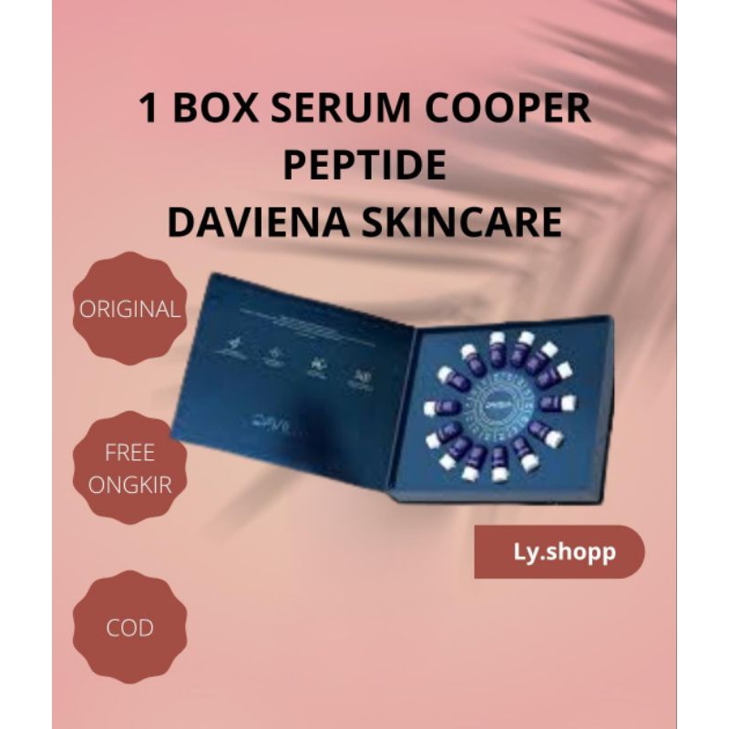 serum cooper peptide daviena skincare 1 BOX ORIGINAL