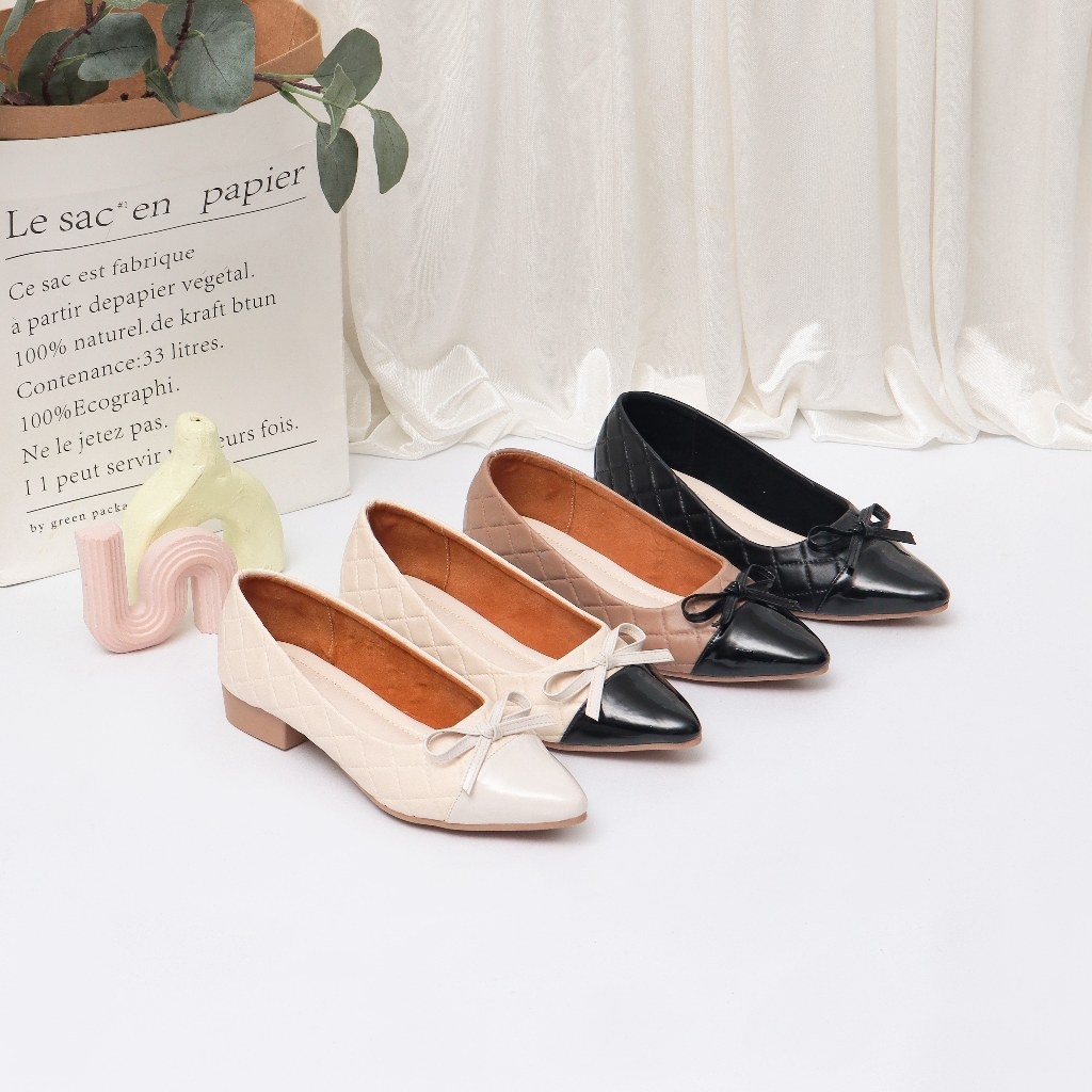 Pentium4 Sepatu Kerja Wanita Heels 3cm Intania