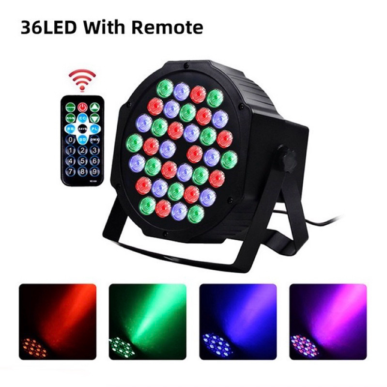 LAMPU DISCO SOROT PANGGUNG PAR LED 36 LAMPU