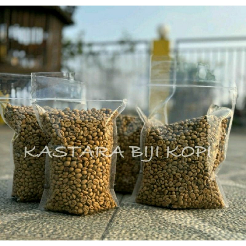 

kopi biji robusta kering/GREEN BEAN khas lumajang 100 g.