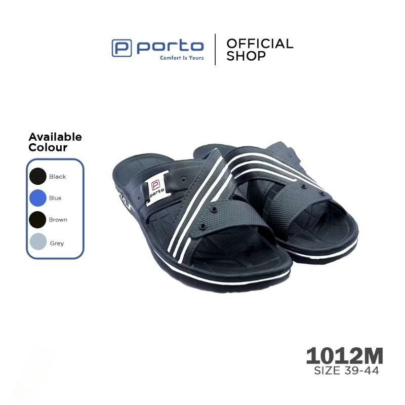 Porto Sandal Selop Pria 1012 Sandal Karet Pria