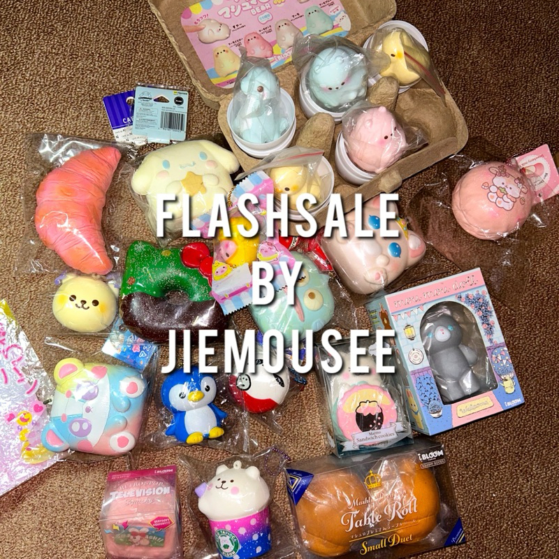 RESTOCK squishy marshmelli ibloom chigiri cdn limited marmo nic cat cutie waffles yummibear banana p