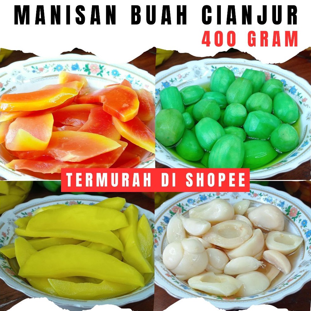 

Murah Banget MANISAN BUAH 4 GRAM MANISAN PALA MANISAN MANGA MANISAN KEDONDONG MANISAN SALAK ASINAN PEDAS MANISAN BUAH ASLI KHAS CIANJUR CAMILAN BUAH OLAHAN BUAH