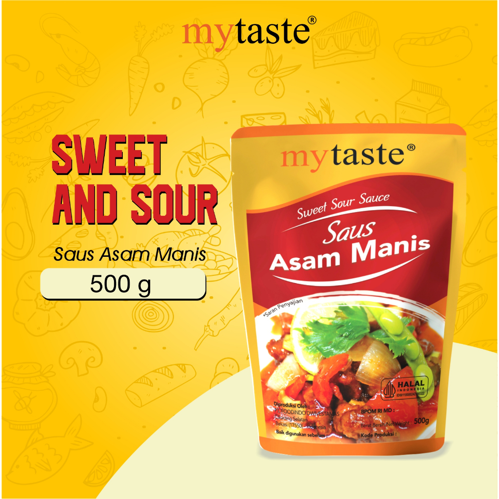 

Mytaste Sweet & Sour Suace / My Taste Saus Asam Manis 500 gr