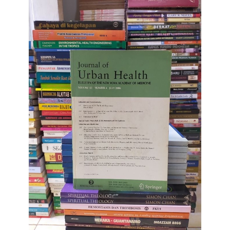 Buku Original : Journal of URBAN HEALTH Bulletin of the New York Academy of Medicine - July 2006