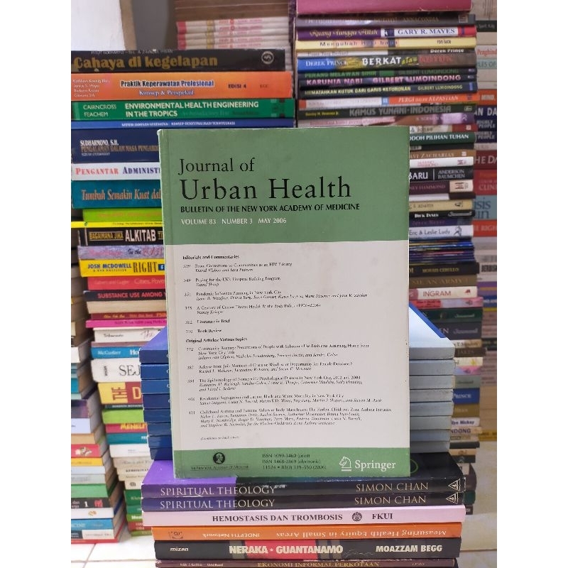 Buku Original : Journal of URBAN HEALTH Bulletin of the New York Academy of Medicine - May 2006