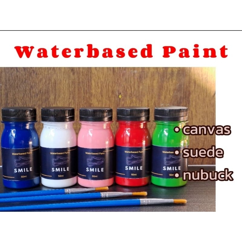 Cat sepatu kanvas waterbased 50ml dan 100ml