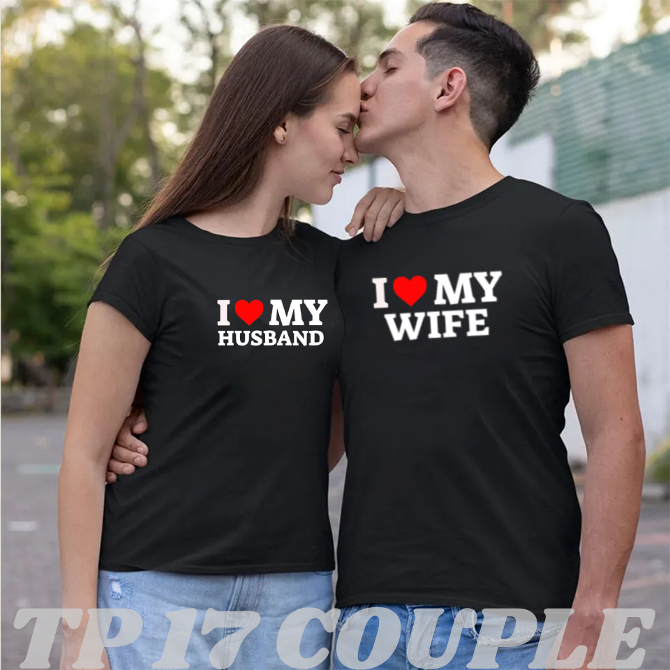 COD-BAJU KAOS COUPLE  PASANGAN LENGAN PENDEK-HUSBAND-KAOS PASANGAN MOTIF PRINT SABLON-COUPLE TRENDY-