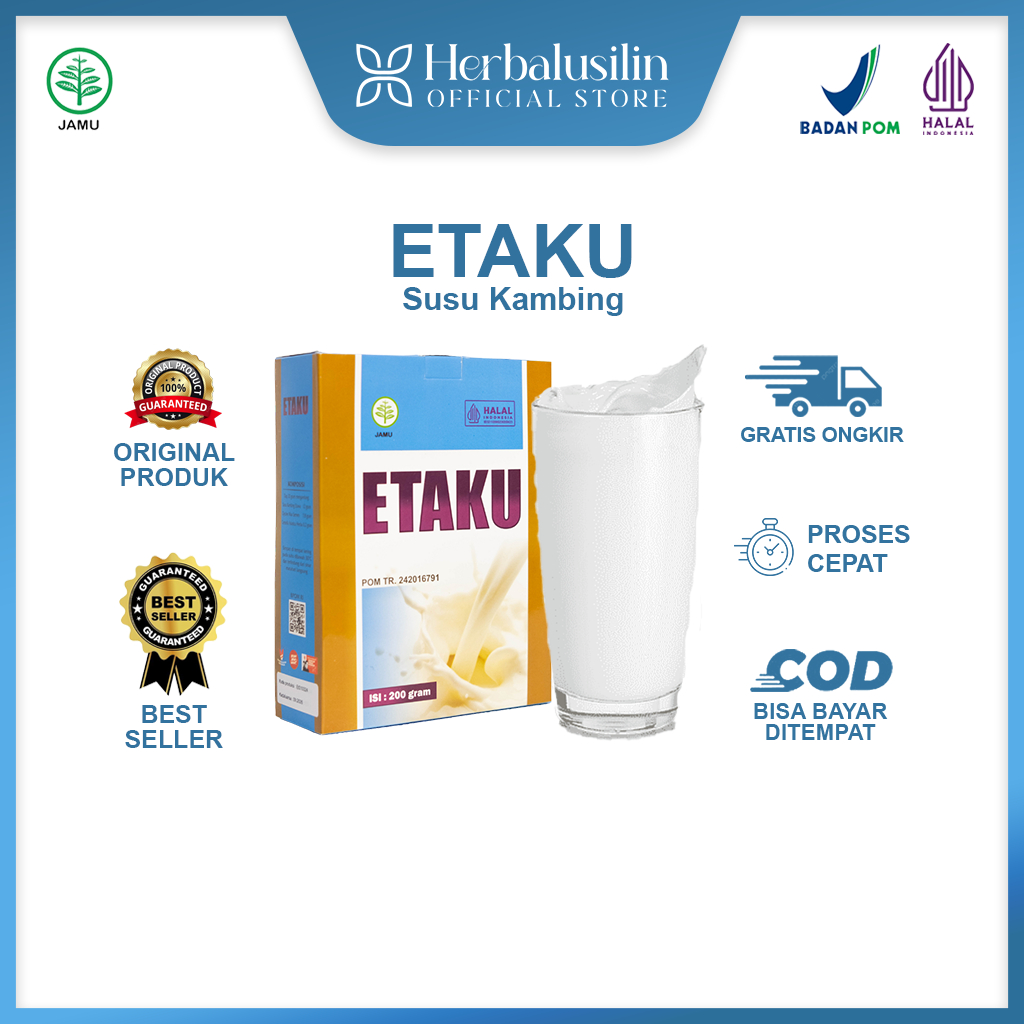 

Herbalusilin - Etaku Susu Kambing Asli 100% Atasi Berbagai Penyakit