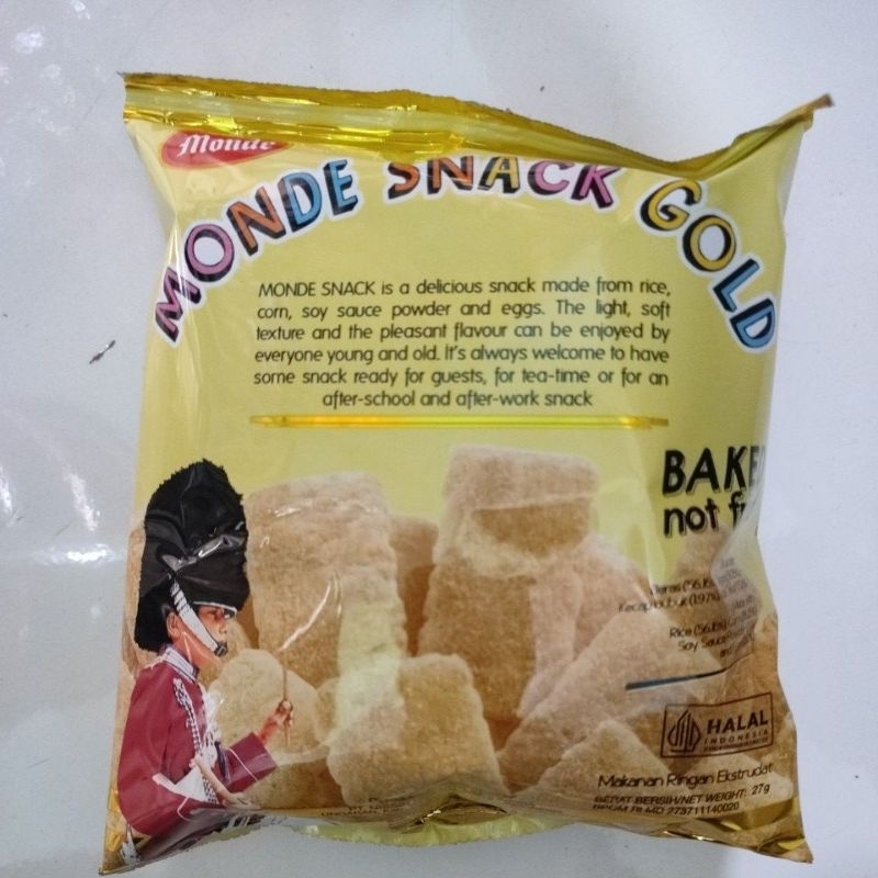 

MONDE SNACK GOLD 27gr