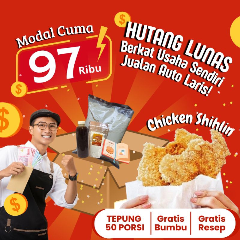 

PELUANG USAHA MODAL RECEH! MIE & TEPUNG KHUSUS SIAP JUALAN TANPA RIBET-GRATIS RESEP & BUMBU ( KEMITRAAN-FRANCHISE-BISNIS-USAHA-PELUANG USAHA-MIE LEVEL-MIE GACOAN-CHICKEN-CREPES-CORNDOG)