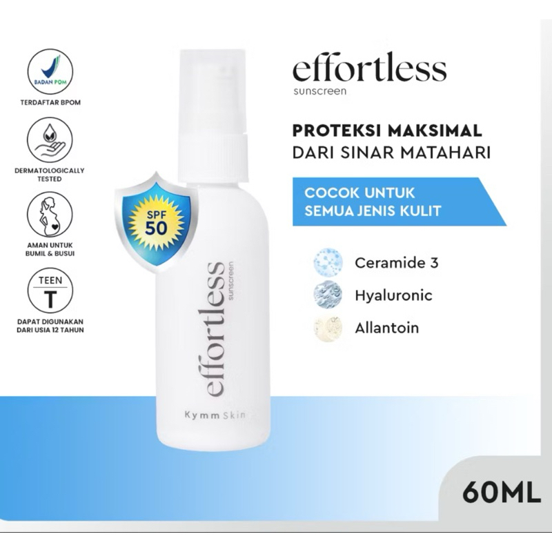 Effortless sunscreen spf 50