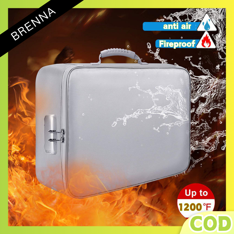 

Tahan Api Dan Air Tas Penyimpanan Dokumen 3 Layer Storage Bag Sertifikat File Tempat Dokumen Penting Tas Multifungsi Travel Bag Portable