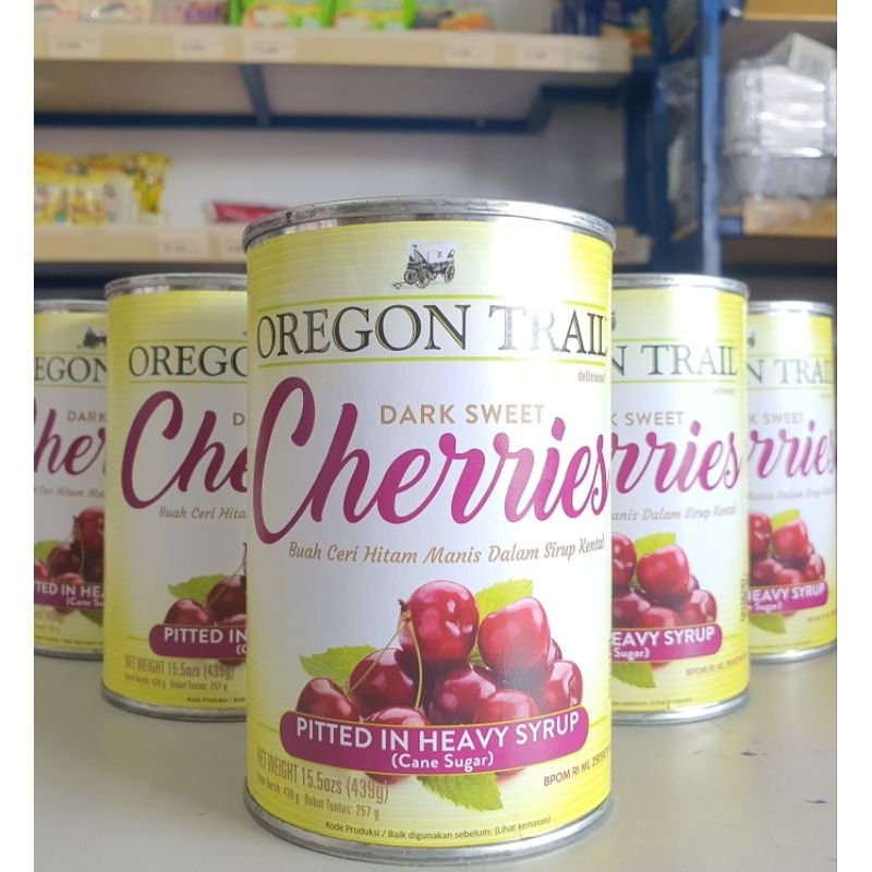 

Dark Cherry Kaleng 439Gr / Oregon Trail Dark Cherry 439Gr / Dark Sweet Cherries 439Gr
