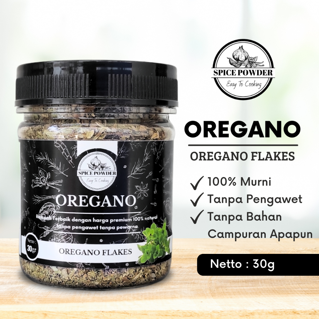 

Daun Oregano - Dried Oregano Leaves Premium Bumbu Dapur Rempah Asli Murni Original Lengkap Mpasi