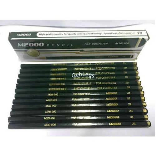 

Pensil 2B Smart Pencil M2000 Hijau ATK Alat Tulis Anak Sekolah Kantor Standar Ujian ORIGINAL