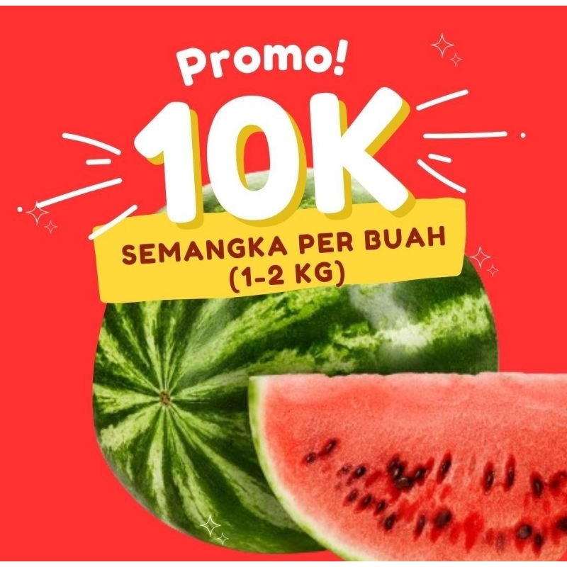

PROMO! Semangka Merah per Buah