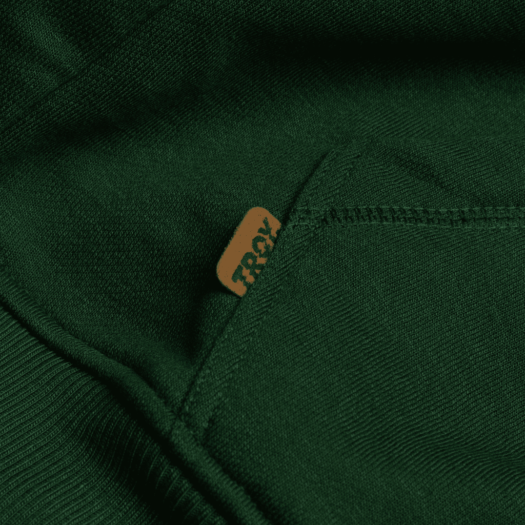Troy Company Hoodie Forest Green Italic - Hoodie Pria Hijau KH 248
