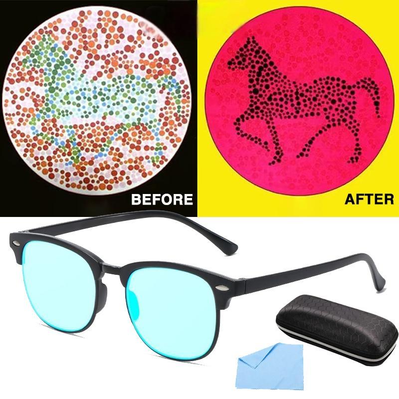 Anti Bluelight/Kacamata Buta Warna Parsial Merah Hijau Atau Kelemahan Penglihatan Warna Pria Wanita 