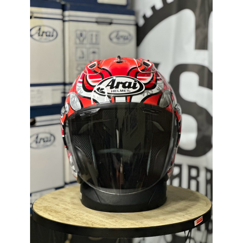 Helm king copy arai motif HAGA